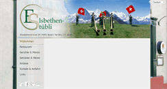 Desktop Screenshot of elsbethenstuebli.ch